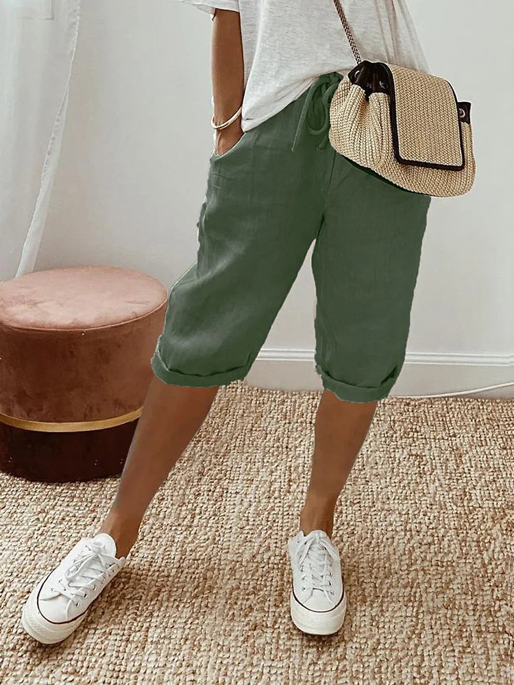 EVA™ - Cotton-Linen Women's Pants