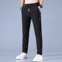 Thomas - Breathable Slim Tapered Fit Jogger Trousers