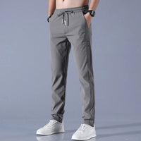 Thomas - Breathable Slim Tapered Fit Jogger Trousers